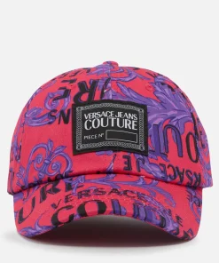 Hats Scarves & Gloves*Versace Jeans Couture Cotton-Canvas Logo Cap