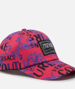 Hats Scarves & Gloves*Versace Jeans Couture Cotton-Canvas Logo Cap