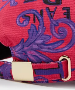 Hats Scarves & Gloves*Versace Jeans Couture Cotton-Canvas Logo Cap