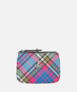 Purses And Cardholders*Vivienne Westwood Biogreen Saffiano Leather Printed Coin Purse