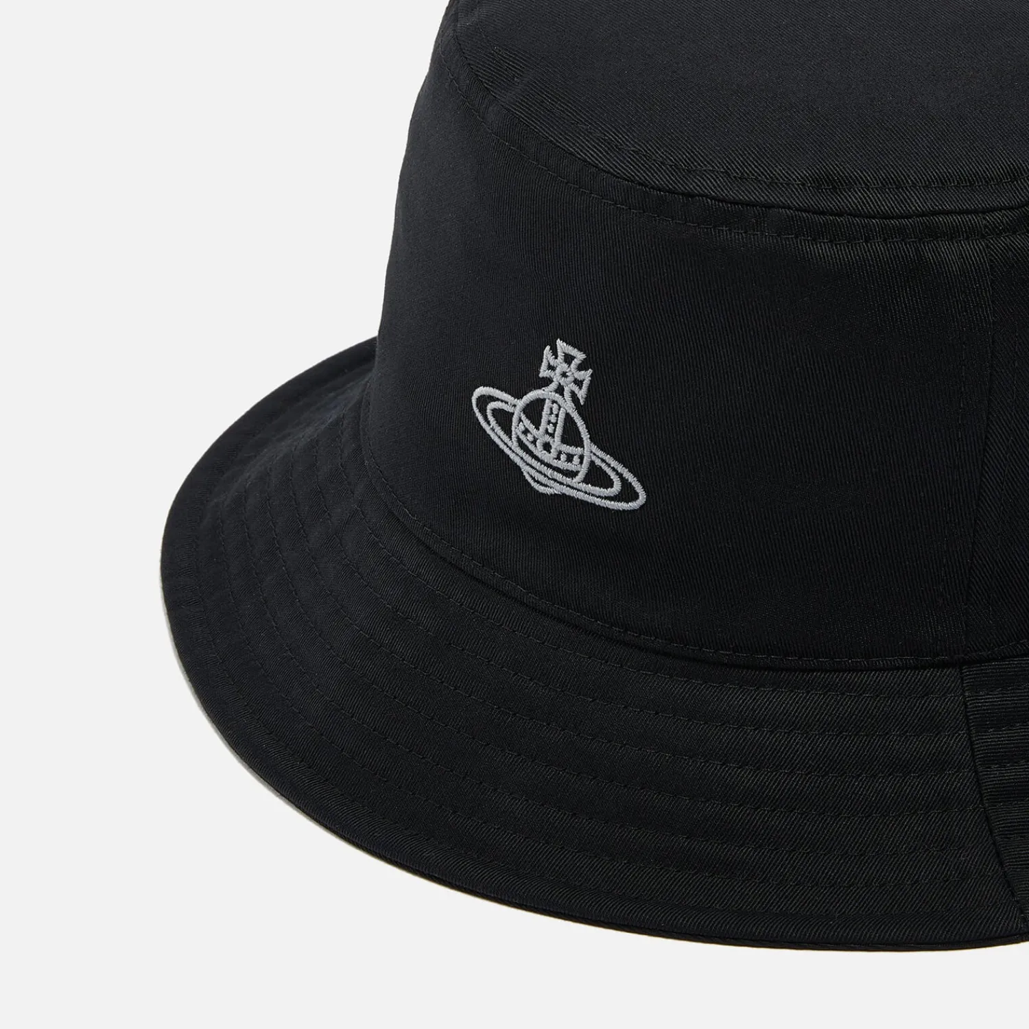 Hats Scarves & Gloves*Vivienne Westwood Logo-Embroidered Cotton Bucket Hat
