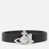 Belts*Vivienne Westwood Orb Buckle Palladio Leather Belt