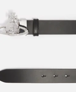 Belts*Vivienne Westwood Orb Buckle Palladio Leather Belt
