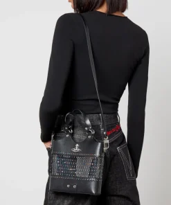 Crossbody Bags*Vivienne Westwood Roxy Embellished Mesh And Leather Tote Bag