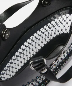 Crossbody Bags*Vivienne Westwood Roxy Embellished Mesh And Leather Tote Bag