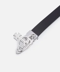 Belts*Vivienne Westwood Small Line Orb Leather Belt