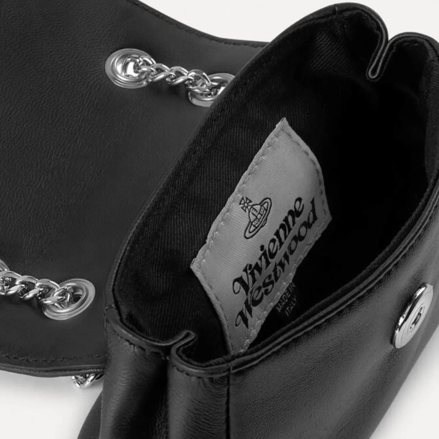 Purses And Cardholders*Vivienne Westwood Small Nappa Leather Shoulder Bag