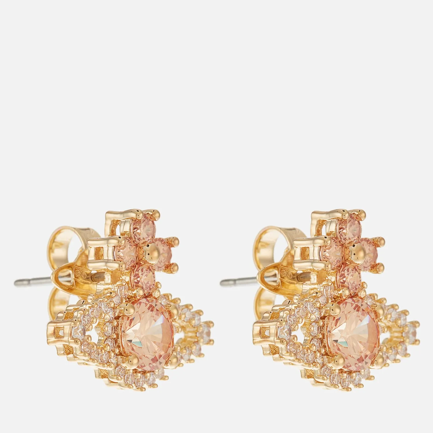 Earrings*Vivienne Westwood Valentina Orb Gold-Tone Crystal Earrings