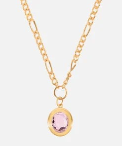 Necklaces*Wilhelmina Garcia Women's Naked Dreamy Crystal Necklace - Pink