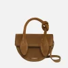 Crossbody Bags*Yuzefi Pretzel Cross-Body Suede Bag