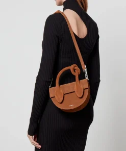 Crossbody Bags*Yuzefi Pretzel Cross-Body Suede Bag