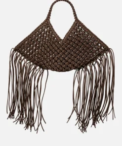 Tote Bags*Yuzefi Small Woven Basket Vegan Leather