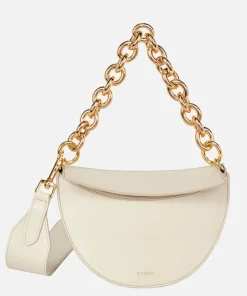 Shoulder Bags*Yuzefi Women's Doris Leather Bag - Oatmeal